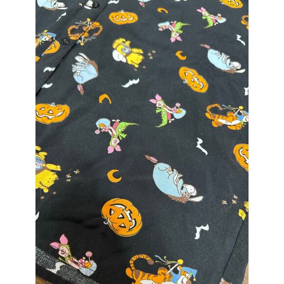 Disney Winnie The Pooh Halloween Women Large Button Her Universe All Over Print - Picture 10 of 12